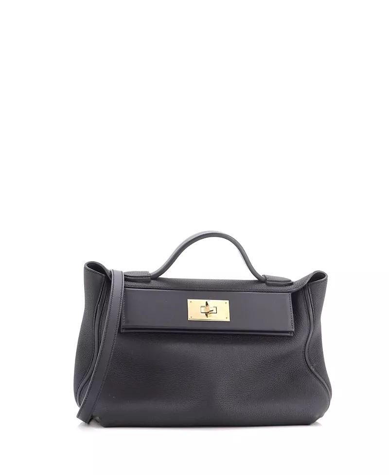 Pre-Owned HERMES 29 24/24 Bag Bicolor Togo with Swift