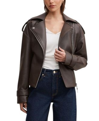  Women's Brooklyn Belted Biker Jacket