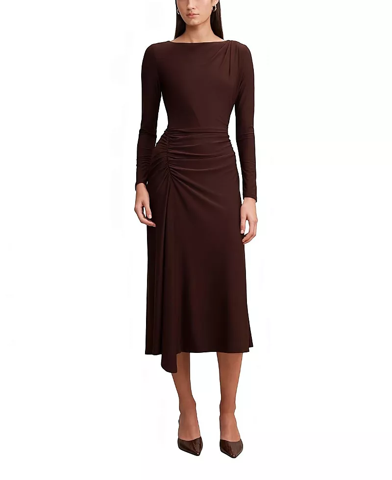 Ever New Women's Mabel Jersey Long Sleeve Midi Dress