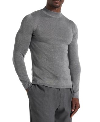 Kw003 Fitted High Neck Wool Jumper