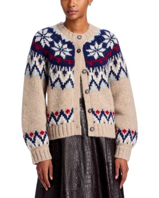 The Winter Fair Isle Alpaca Blend Cardigan