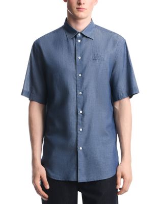 Cotton Short Sleeve Button Up Shirt