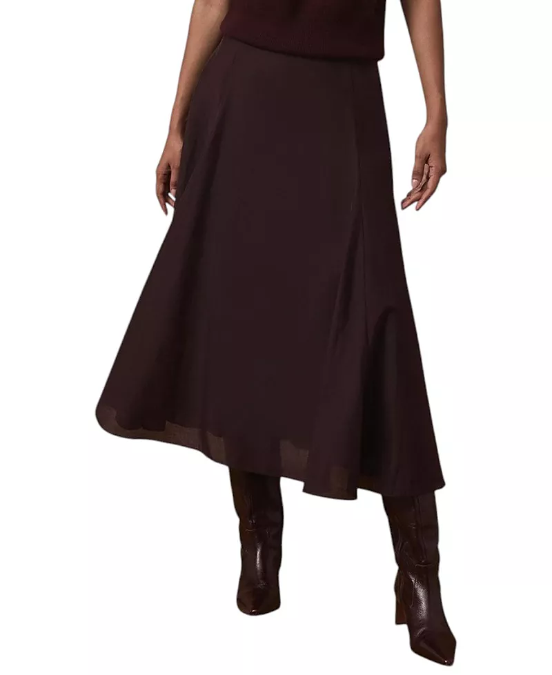 Mint Velvet Women's Full Midi Skirt