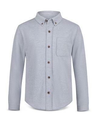 Boys' Coastline Twilight Knit Cotton Blend Shirt – Big Kid