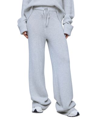 Tori Cashmere Ribbed Hem Sweatpants