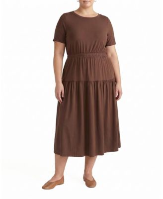  Women's Plus Thea Divine Jersey Midi Dress