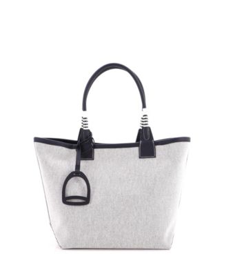28 Sac Steeple Tote Toile with Leather