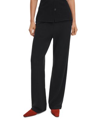 The Knit Brushed Wide Leg Pants