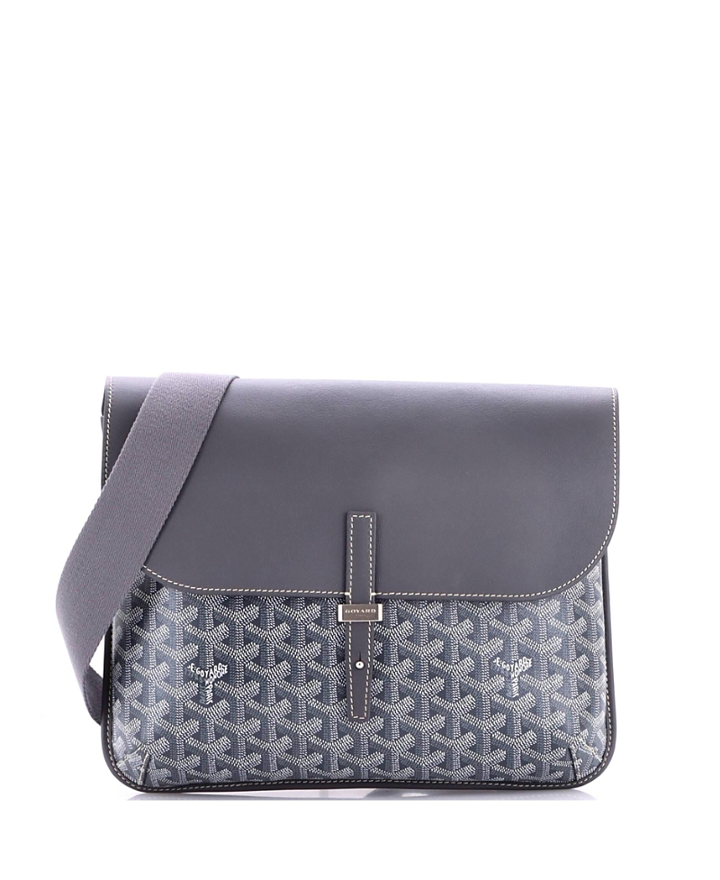 Pre-Owned Goyard Coursier Messenger Bag Coated Canvas and Leather