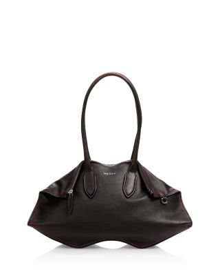 Manta Grainy Leather Shoulder Bag