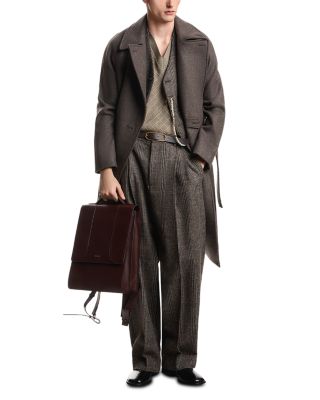 Melton Wool Trench Coat