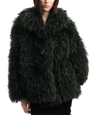 Mongolian Faux Fur Coat