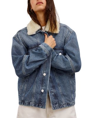 Washington Cotton Denim Bomber Jacket