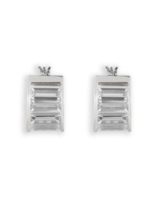 Baguette Hoop Earrings