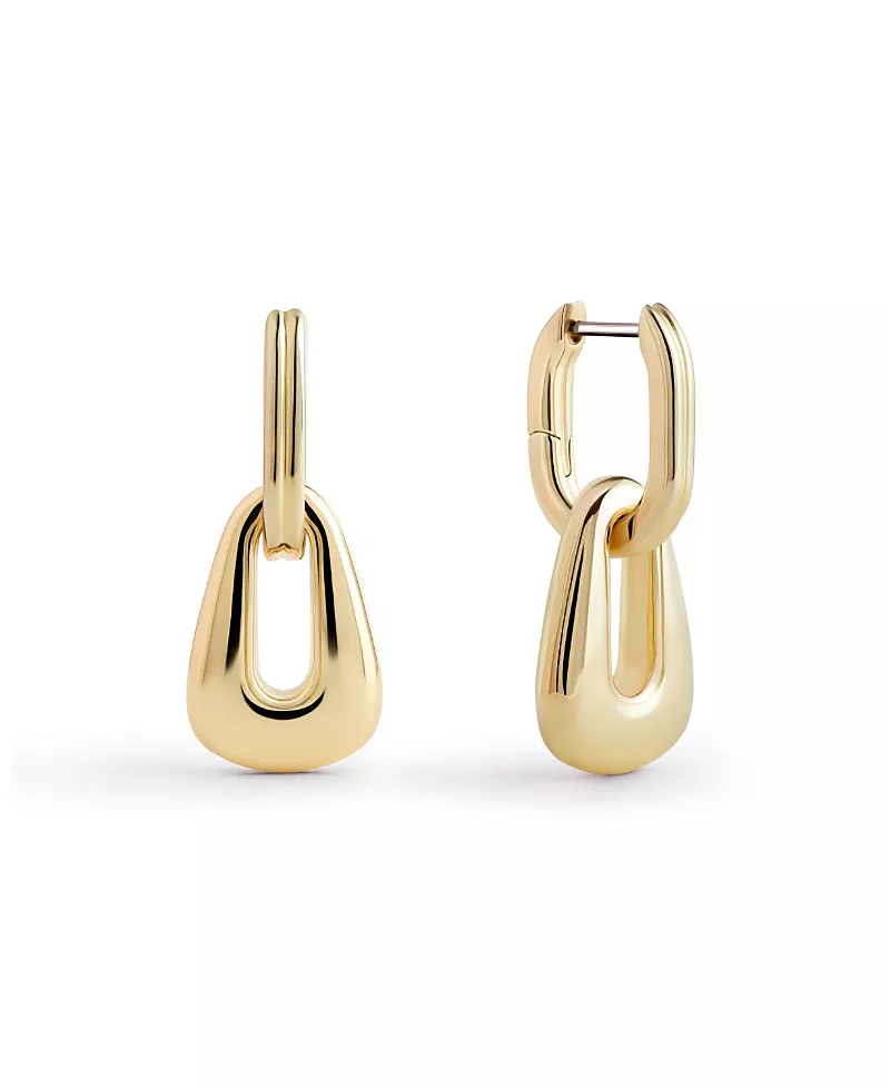 Ana Luisa Mod Gold Drop Earrings