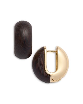 Roxanne Assoulin Simple Wood Chubbie Earrings