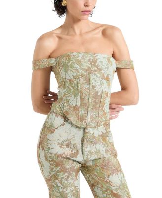 Bonnie Jacquard Corset Top