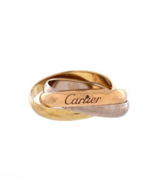  Small Trinity Ring 18K Tricolor Gold