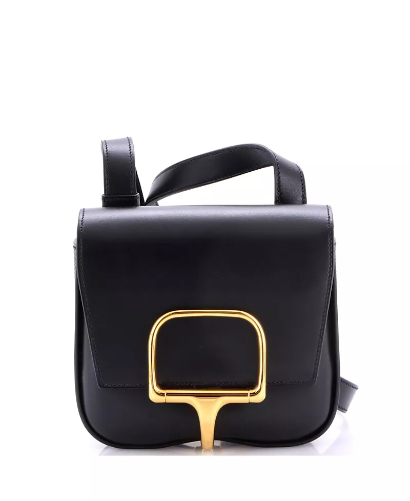 Pre-Owned HERMES Mini Della Cavalleria Shoulder Bag Tadelakt
