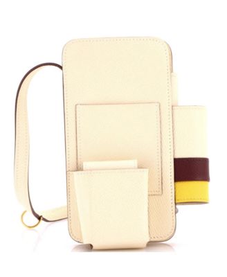 HERM&Egrave;Sway Phone Case Crossbody Bag Epsom