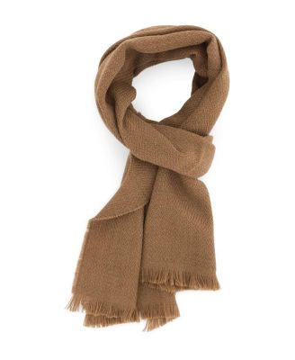  Knitted Motif Wool Scarf