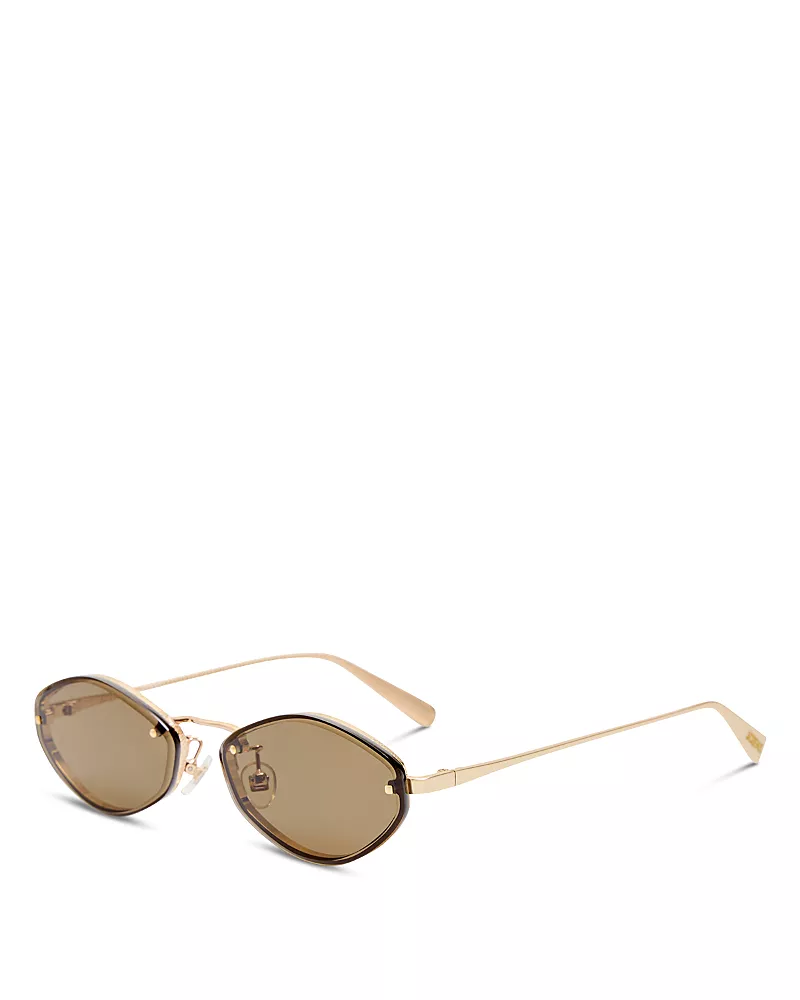 Jacquemus Bellini Angular Sunglasses, 57mm