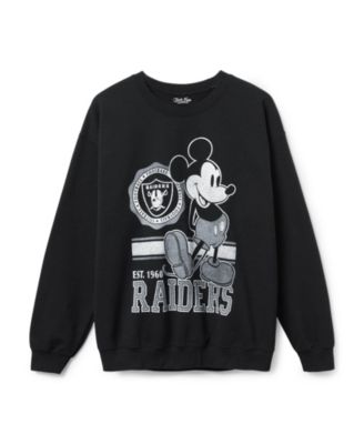  Unisex Las Vegas Raiders Mickey Crew Fleece