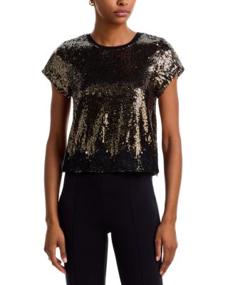 Pia Sequin Lace Top