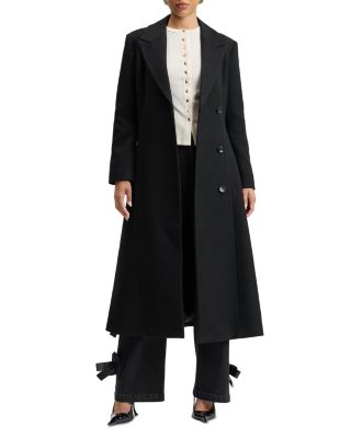 Avec Les Filles Fit & Flare Long Coat
