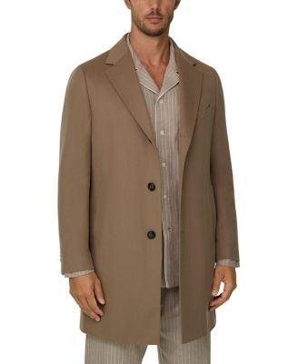 Boggi Milano Coat in Pure Cashmere Single-Breasted
