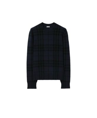  Check Cashmere Sweater