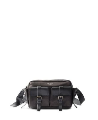 Prada Route Leather Shoulder Bag
