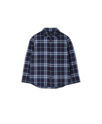 Boys' Check Cotton Shirt - Little Kid, Big Kid