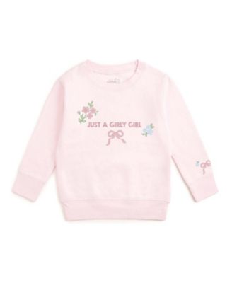 Girls' Just A Girly Girl Sweatshirt - Big Kid