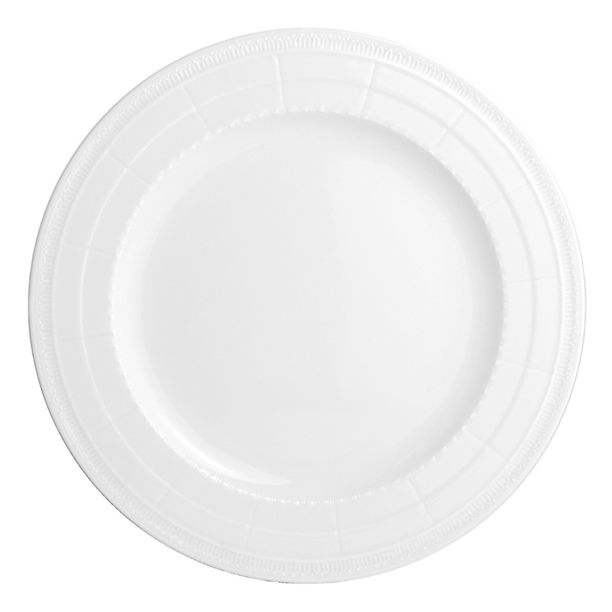 Bernardaud Louvre Service Plate in White