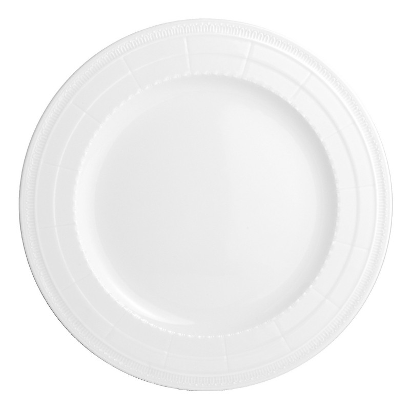 Bernardaud Louvre Service Plate in White
