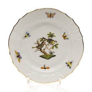 Herend Rothschild Bird Bread & Butter Plate In Motif 11
