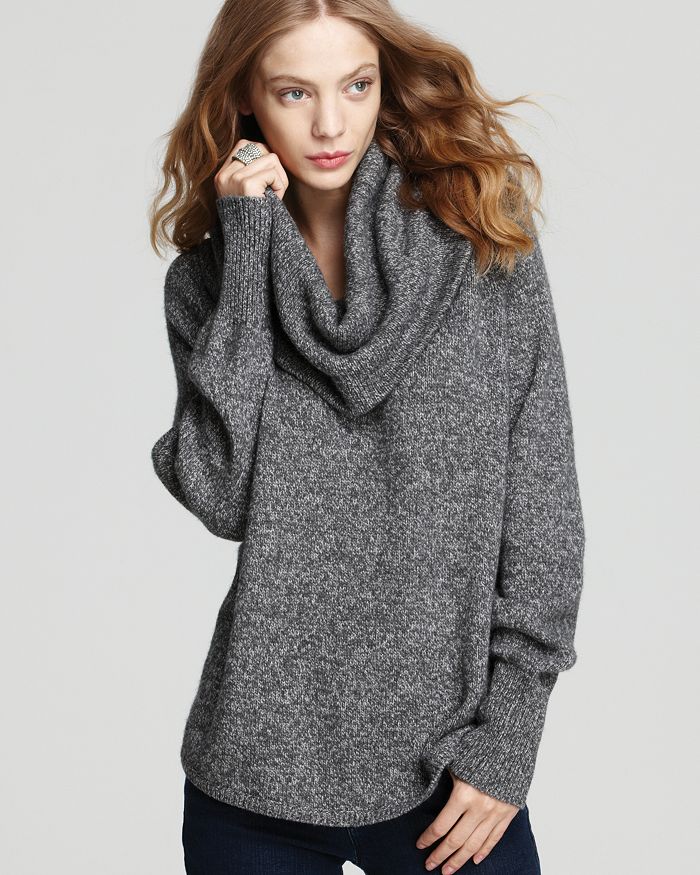 Joie Sweater Wesley Marble Knit Cowl Neck Bloomingdale s