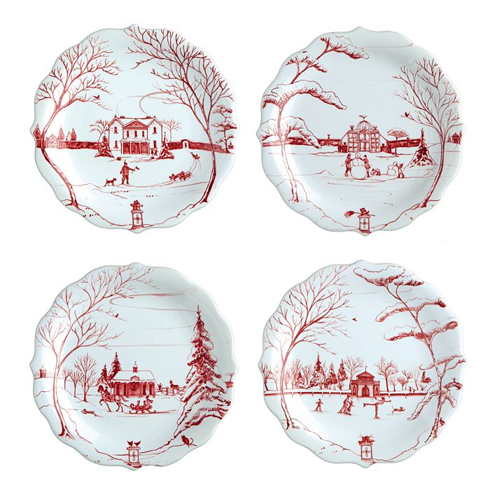 Juliska Country Estate Holiday Party Plates, Set of 4 Bloomingdale's