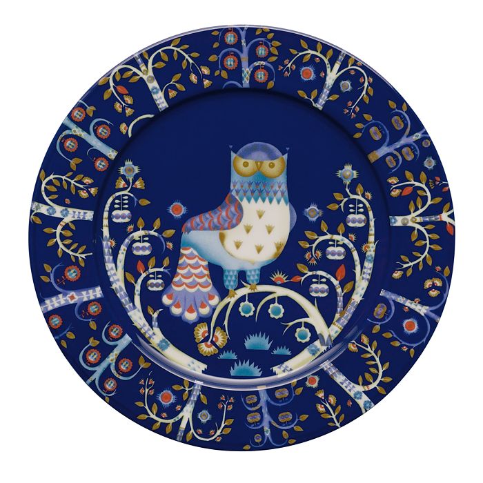 Shop Iittala Taika Plate, 11.75 In Blue