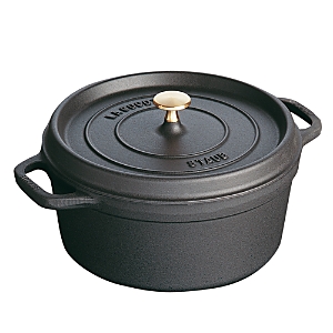 Staub Round Cocotte, 2.75 Quart In Black