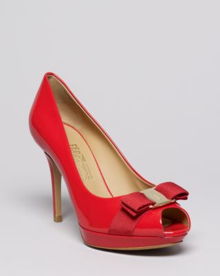 Salvatore Ferragamo High-Heel Platform Pumps Shoes - Bloomingdale's