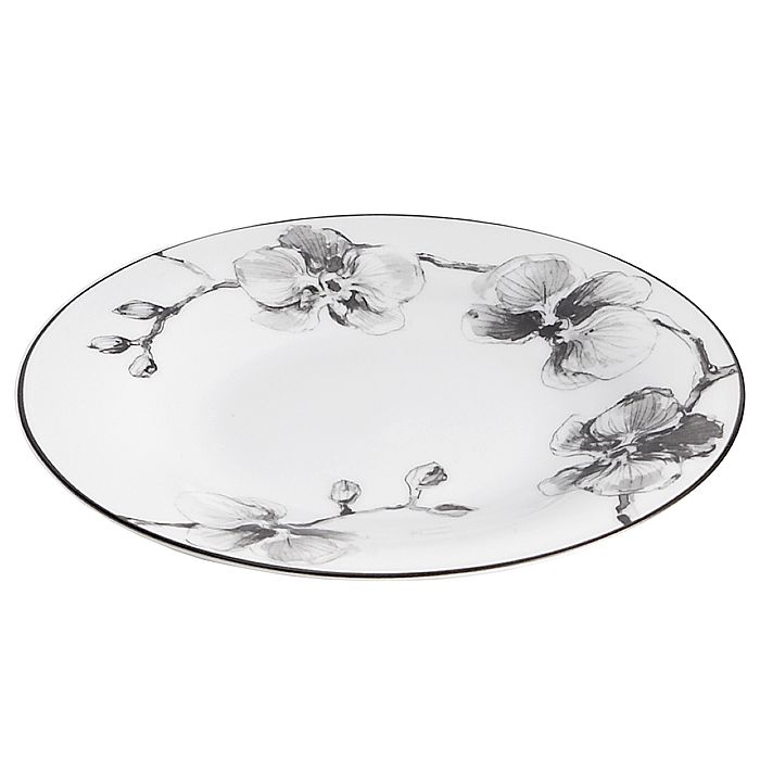Shop Michael Aram Black Orchid Tidbit Plate In White
