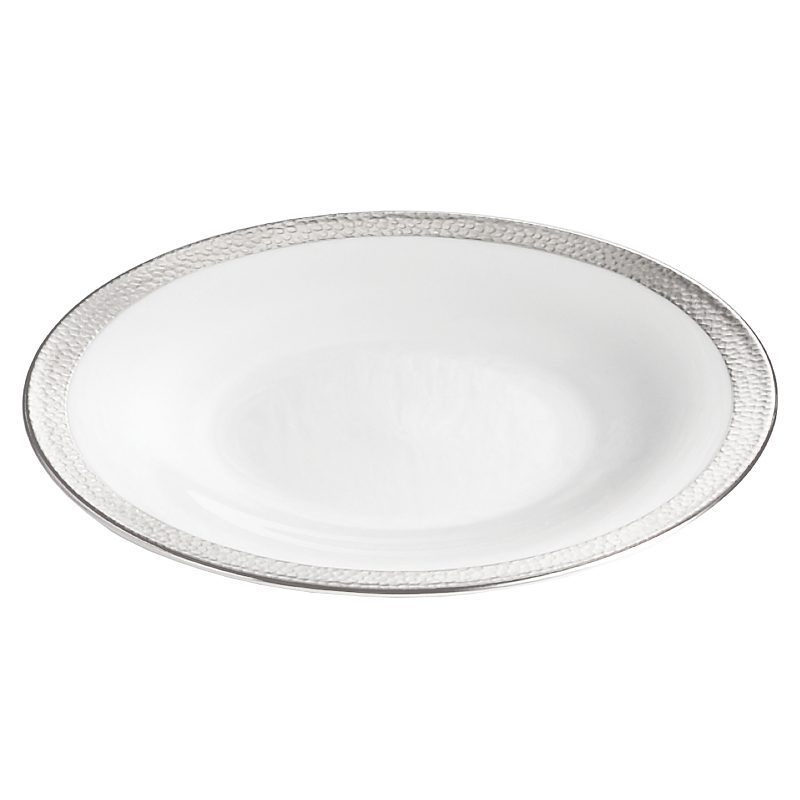 Michael Aram Silversmith Tidbit Plate In White And Platinum