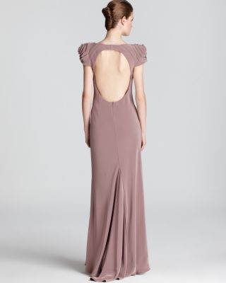 ABS by Allen Schwartz Gown - Rosette Shoulder