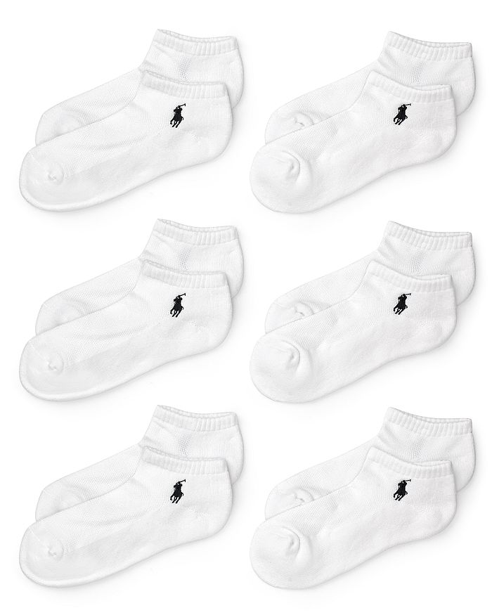 Ralph Lauren Sport Ankle Socks, Set of 6 | Bloomingdale's
