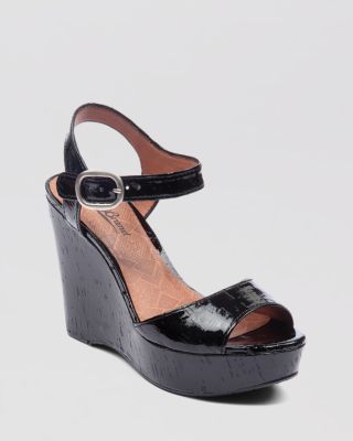 Lucky Brand Platform Wedge Sandals Lindey Cork Bloomingdale's