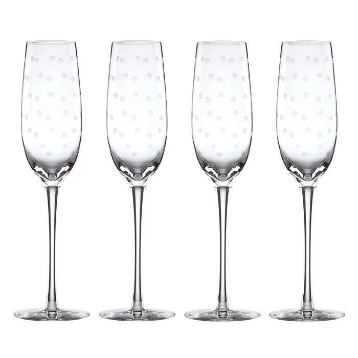 Kate Spade new york Set of 2 Darling Point Toasting Flutes - Macy's