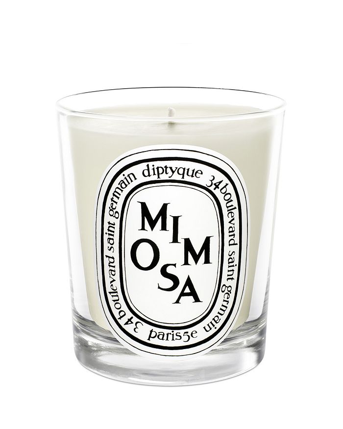 Shop Diptyque Mimosa Small Scented Candle 2.4 Oz.