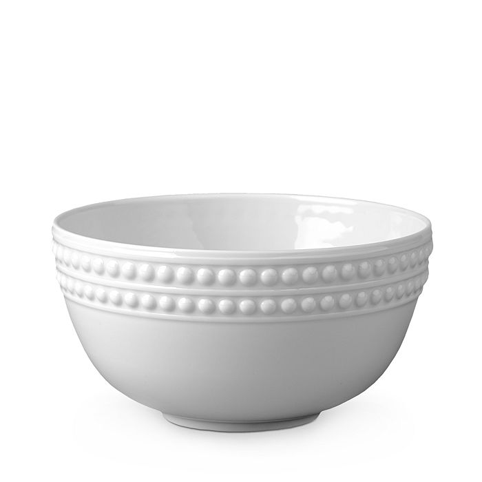 Shop L'objet Perlee White Soup Bowl